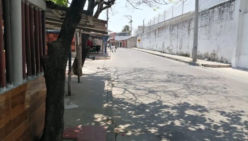Lugar donde fue hallado el cuerpo del hombre.