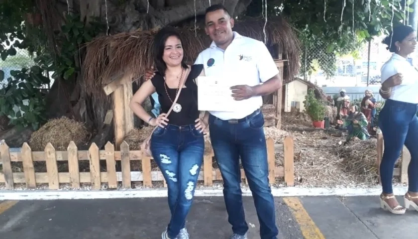 Maira Leonor Pineda y Yeismar de Jesús Cáceres 