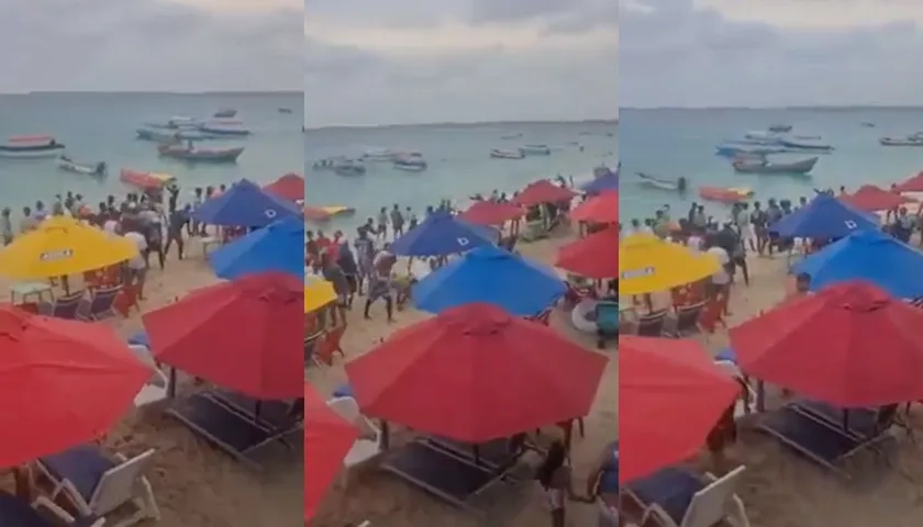 Enfrentamiento entre lancheros en las playas de Barú.