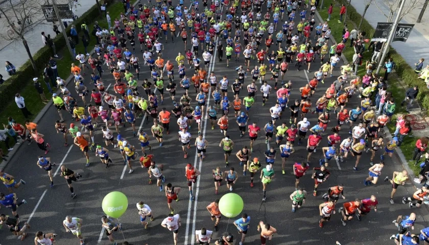 Imagen de la maratón de Madrid.