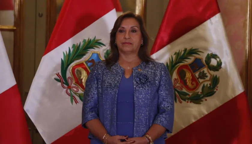 La Presidenta de Perú, Dina Boluarte, en una fotografía de archivo.