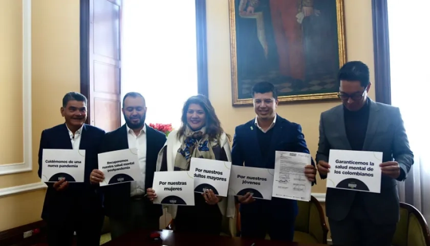 Radicación del proyecto de ley en el Senado.