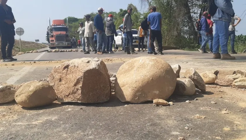 Un nuevo bloqueo en vías de Aracataca