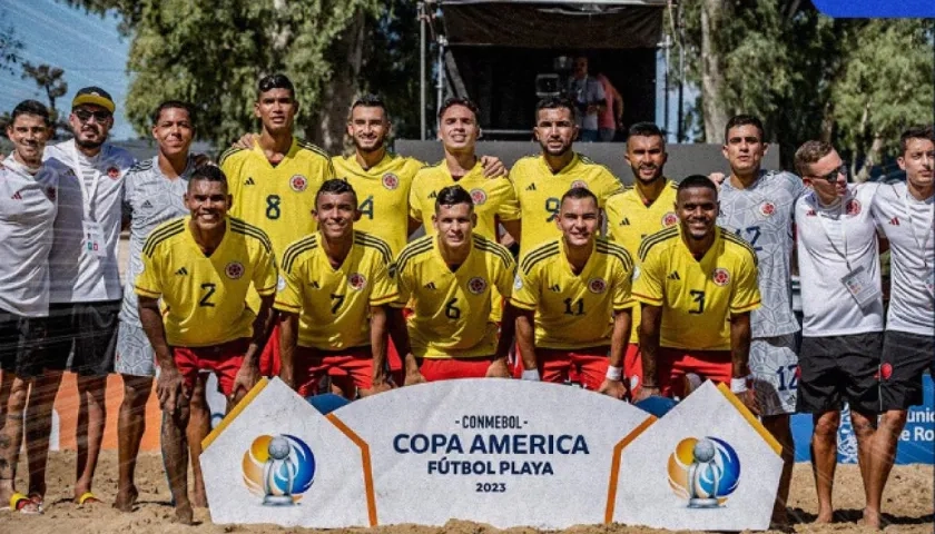 Selección Colombia de fútbol playa clasificó al Mundial