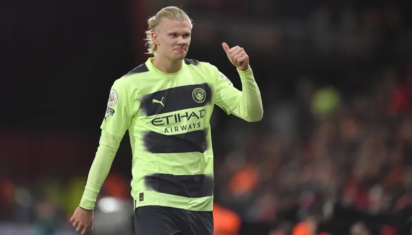 Erling Haaland tiene contrato hasta 2025 con el Manchester City. 