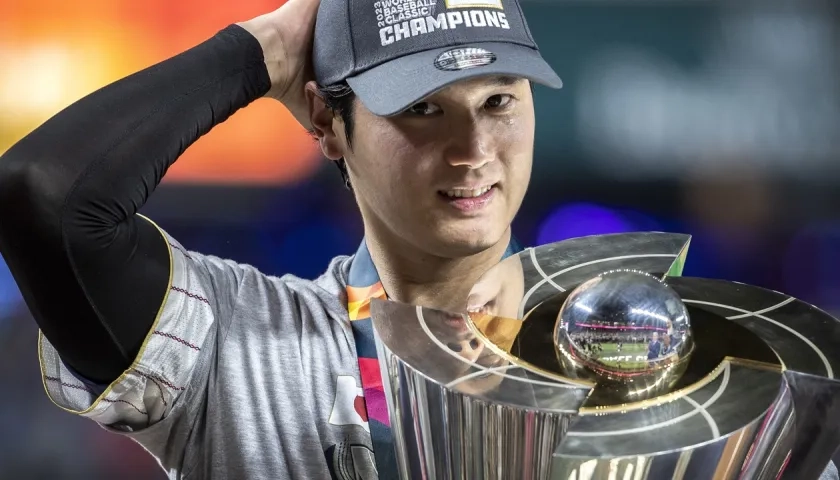 Shohei Otani, elegido Jugador Más Valioso del Clásico Mundial de Béisbol.