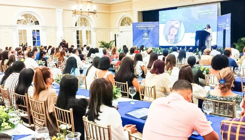 Margarita Cabello en Barranquilla.