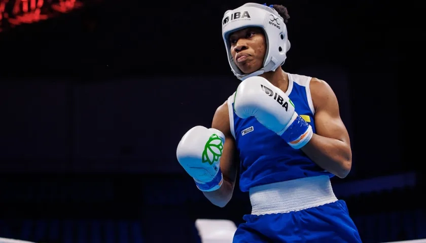 La barranquillera Angie Valdez aseguró bronce en 60  kilogramos.  