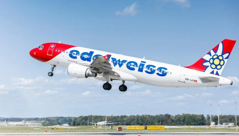 Aerolínea suiza Edelweiss prestará sus servicios en Colombia.