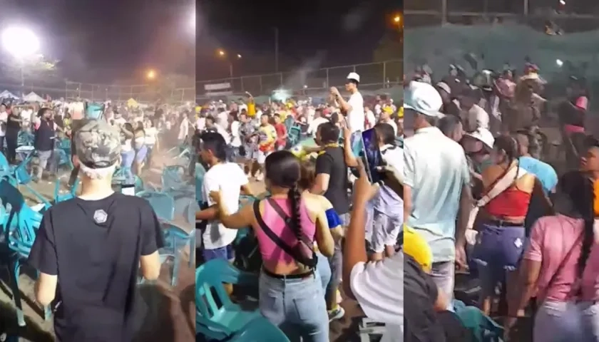 Baile con Picó que terminó en disturbios en Montería.