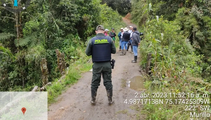 Parte alta del Nevado del Ruíz