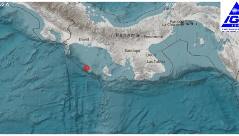 Sismo en Panamá