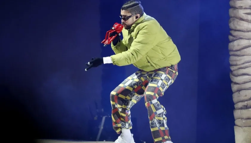 Bad Bunny anoche en el Festival de Coachella 2023