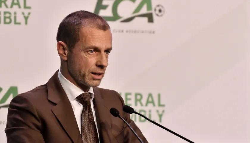 Aleksander Ceferin, presidente de la UEFA.