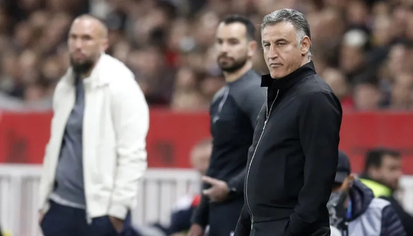 Christophe Galtier, actual entrenador del París Saint Germain.