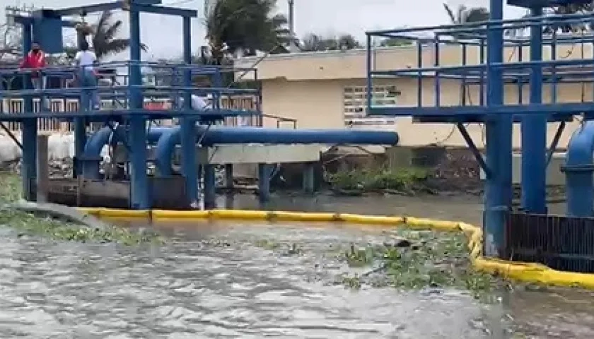 La zona en donde se detectó la mancha de hidrocarburos