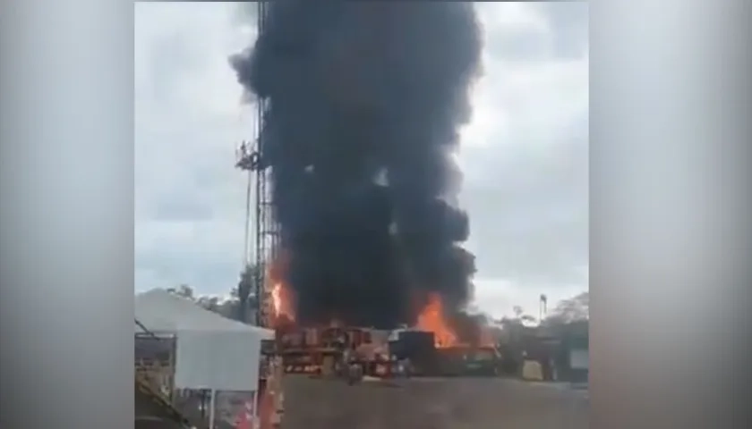 La explosión se origino en el pozo Tesoro 29.