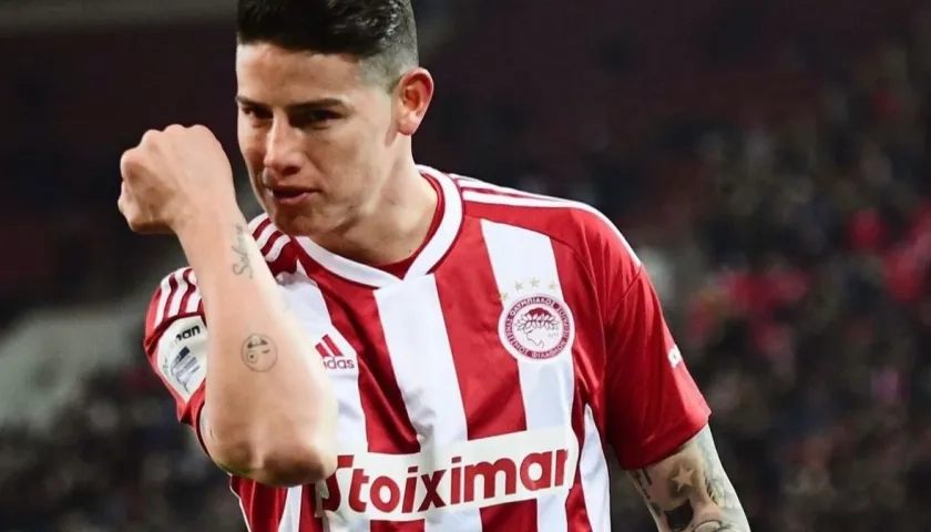 James Rodríguez se desvinculó del Olympiacos el pasado 13 de abril. 