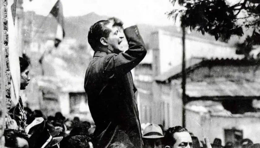Caudillo liberal Jorge Eliécer Gaitán.