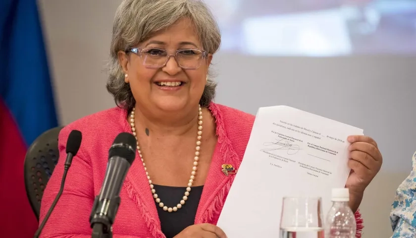 Tibisay Lucena, Ministra de Educación Universitaria de Venezuela