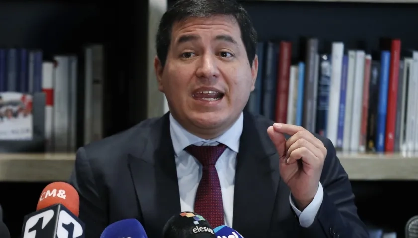 El excandidato presidencial ecuatoriano Andrés Arau.