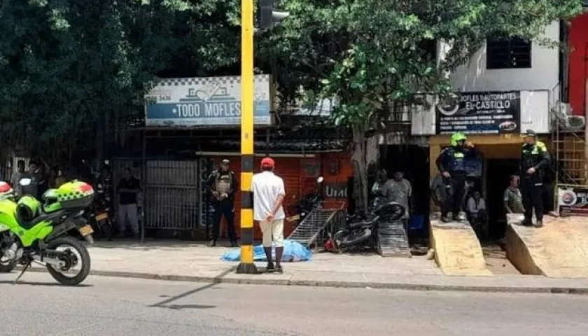 Atracador murió tras persecución policial