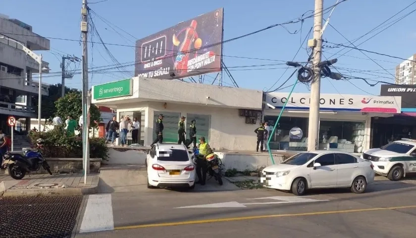 Servientrega ubicado en el barrio Alto Prado.