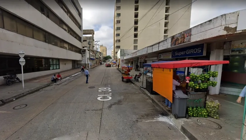 La calle 39 quedó en un solo sentido norte - sur.