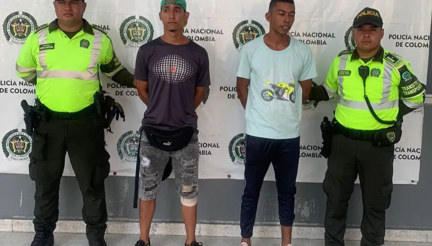 Los dos capturados por la Policía