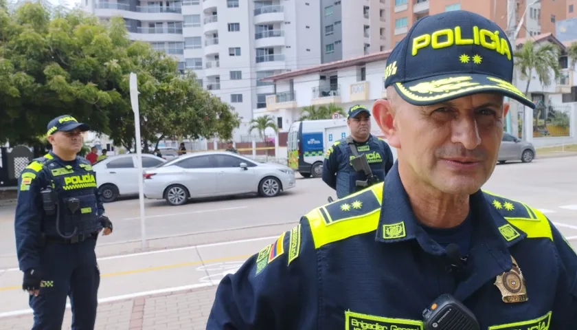 Comandante de la Policía de Barranquilla, General Jorge Urquijo.