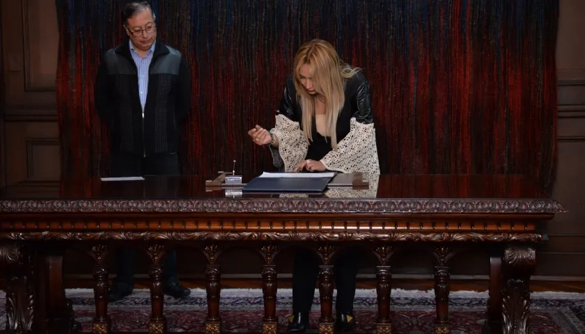 Posesión de la Consejera para las Regiones, Sandra Liliana Ortiz.