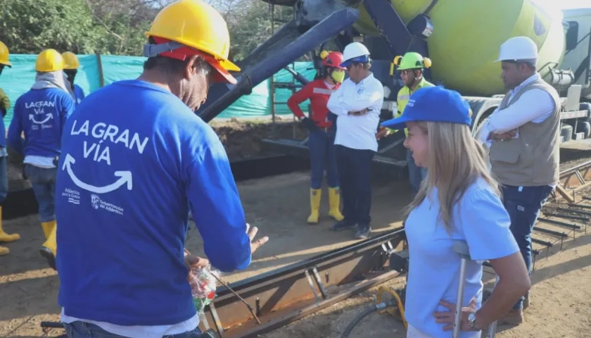 Siguen avanzando los trabajos de la calzada sur de la Unidad Funcional 1 de la Gran Vía.