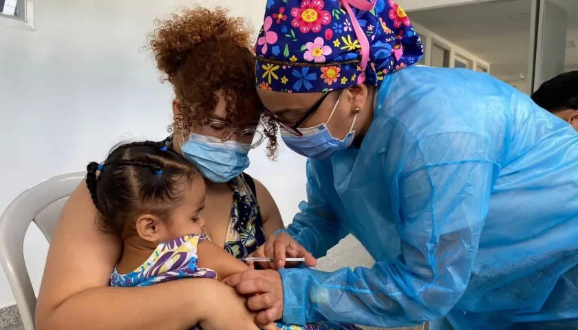 Vacunación contra la influenza.