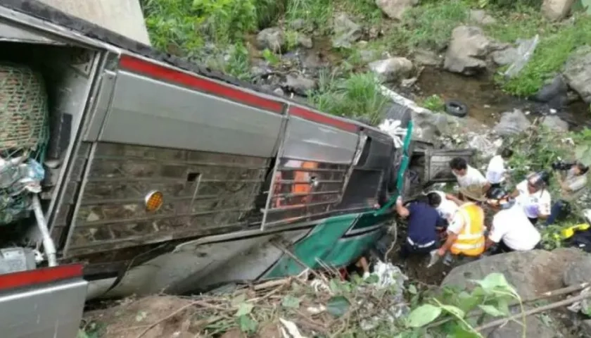 El bus cubría la ruta Jinotega-San Sebastián de Yalí, en el norte de Nicaragua