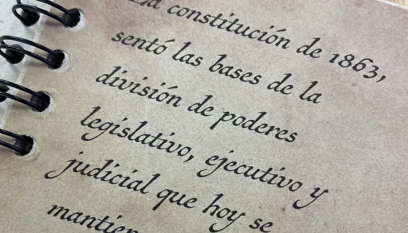 Apartes de la Constitución de los Estados Unidos de Colombia de 1863