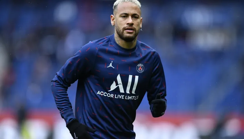 Neymar, delantero brasileño del París Saint Germain. 