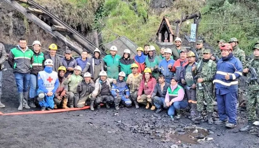 Rescate de los dos mineros