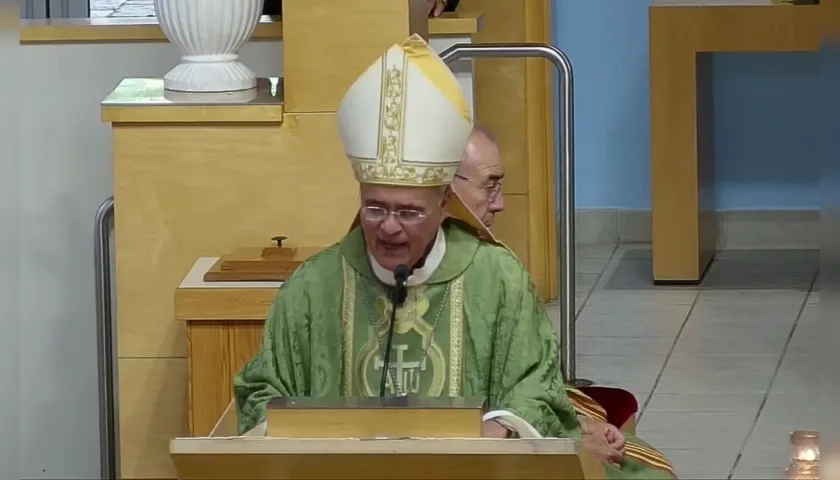 Obispo auxiliar de la Arquidiócesis de Managua, Silvio Báez.