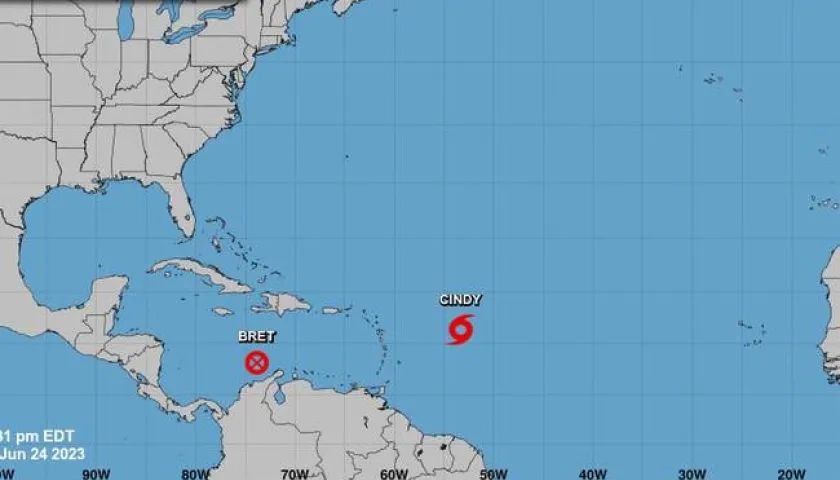 Tormenta tropical Bret.