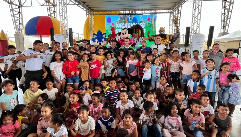 Actividades para los niños en parques de la ciudad. 