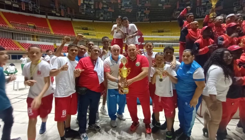 Integrantes del seleccionado del Atlántico, subcampeón nacional juvenil. 