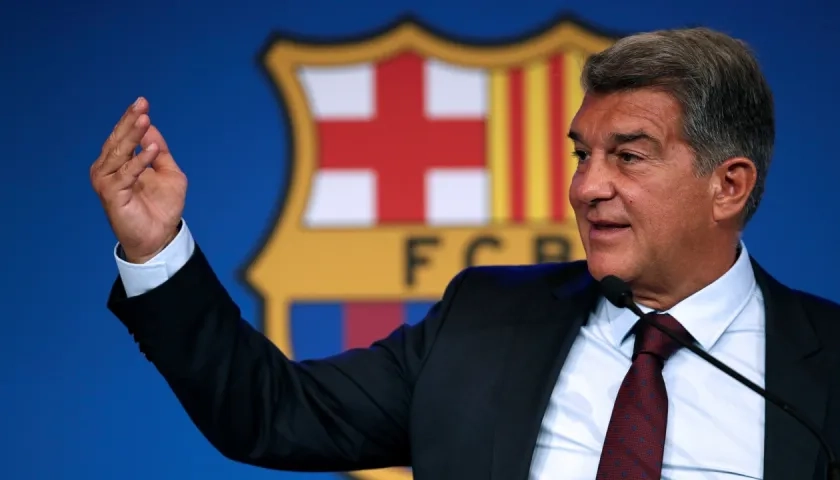 Joan Laporta, presidente del Barcelona. 