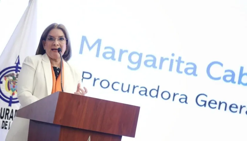 La Procuradora General de la Nación, Margarita Cabello.