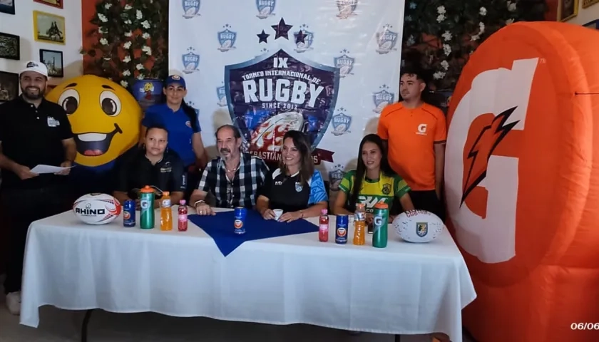 Acto de presentación del Torneo de Rugby 'Sebastián Palacios'.