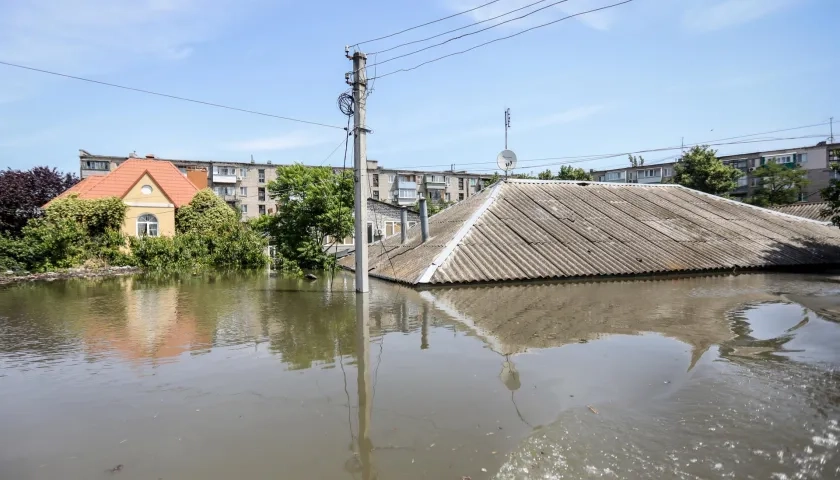 Alrededor de 2.7000 familias fueron evacuadas en Ucrania