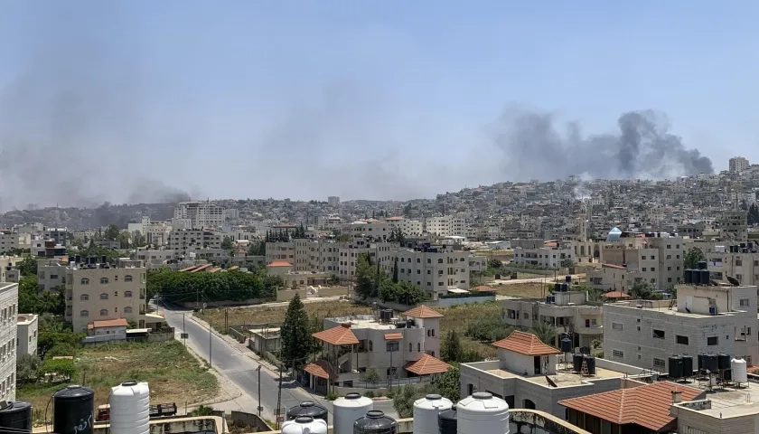 Ataque militar Israelí en Yenín.