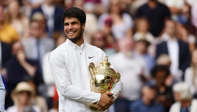 Carlos Alcaraz, ganador de Wimbledon.