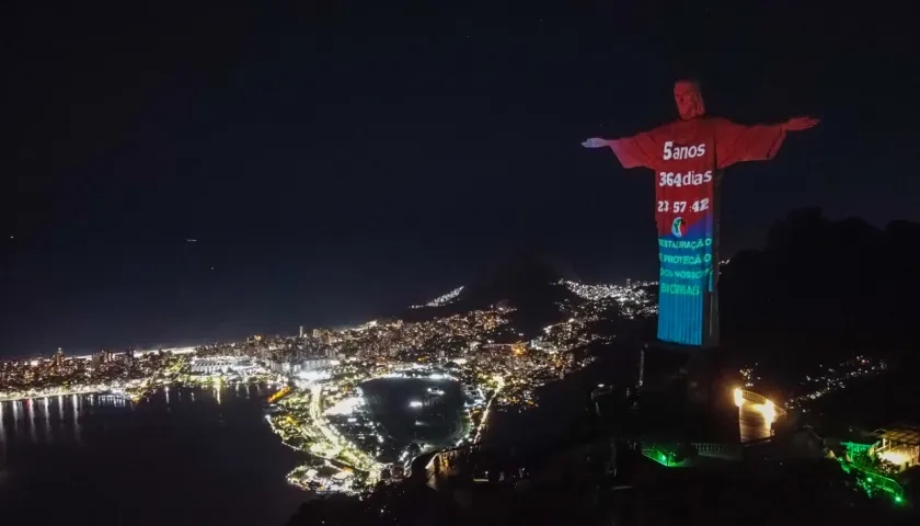 La imagen del Cristo Redentor.