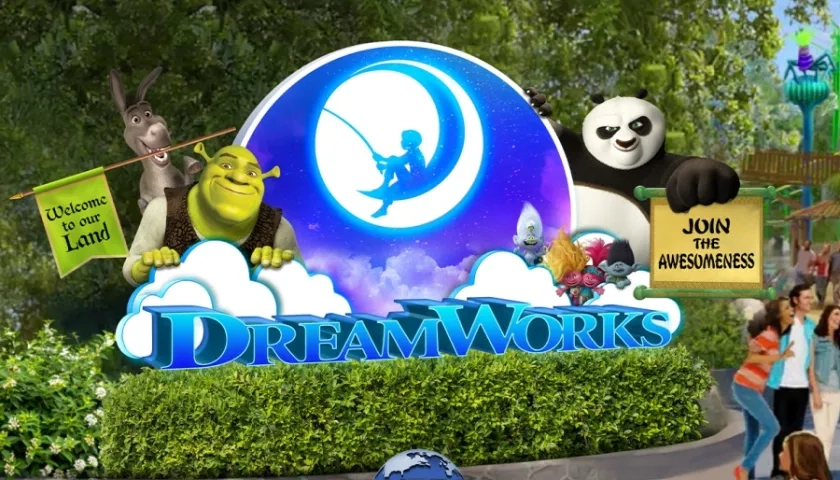 Anuncio de nueva tierra temática inspirada en los personajes de DreamWorks.