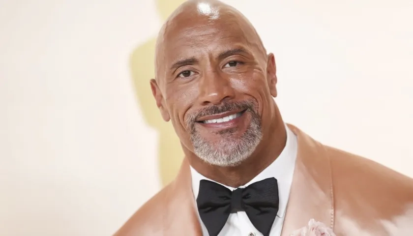 El actor Dwayne Johnson.